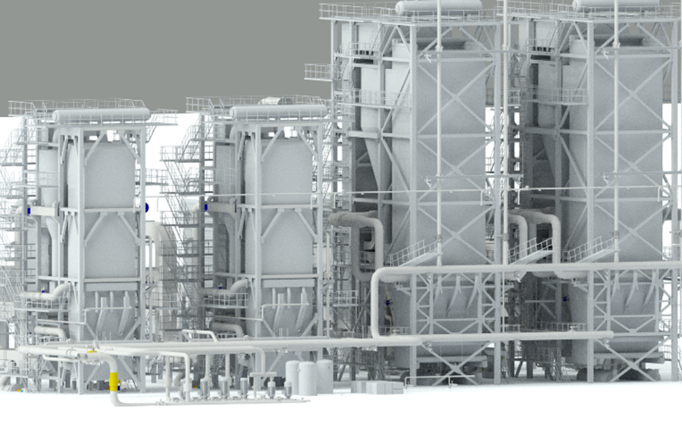 158MW CFB heat only boiler plant in Baganuur district